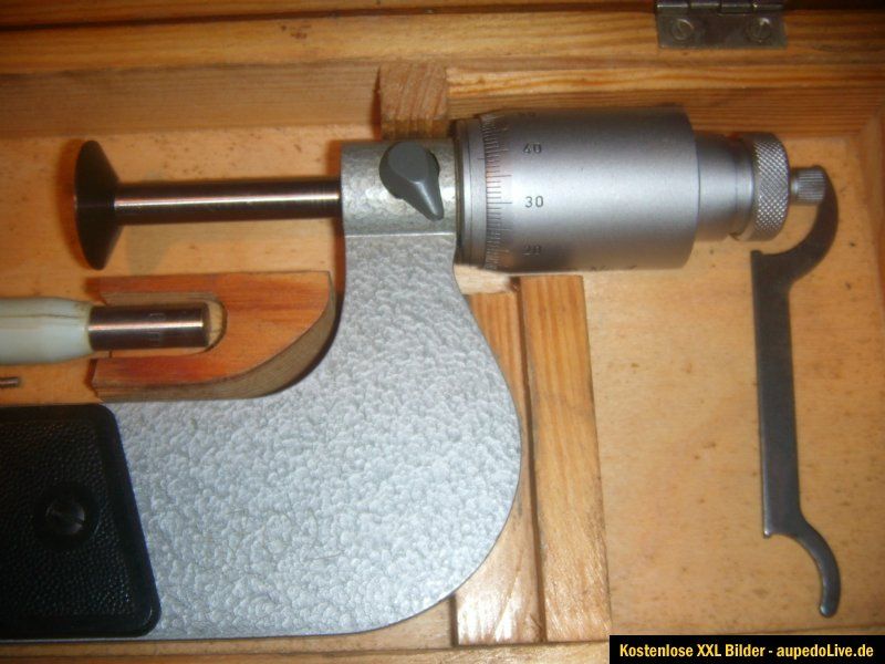 Bügelmessschraube , Micrometer 100 125mm Messschraube von KS Suhl DDR