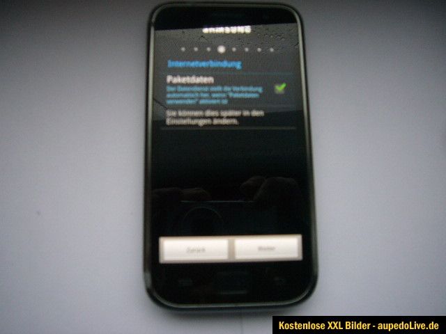 tolles Handy Samsung Galaxy S Plus GT I9001 schwar 8 GB OVP wie neu