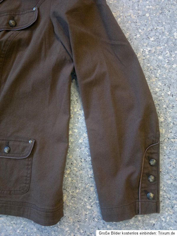 Bonita * Hosenanzug 7/8 Hose Blazer Gr. 46/48 braun