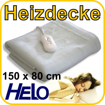 Elektrische Heizdecke A1 150 x 80 cm Wärmedecke Unterbett Wärmebett