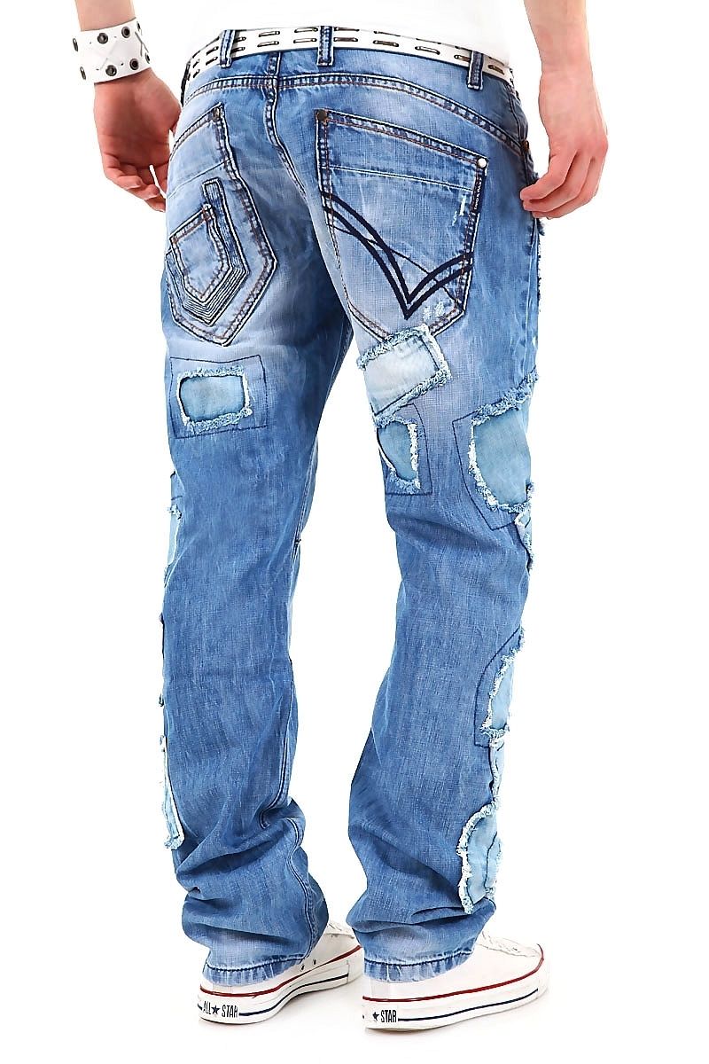 cipo baxx cipo baxx jeans destroyed blau c 946 cipo baxx vintage jeans