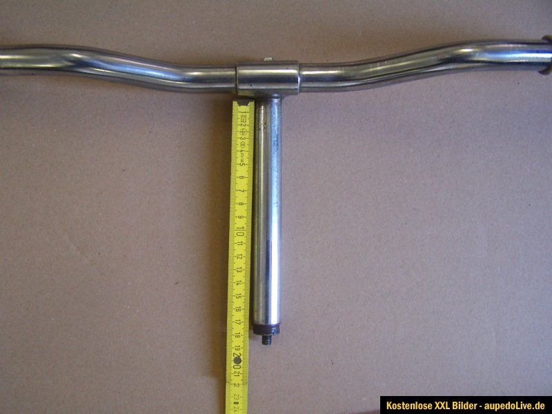 LENKER & VORBAU 1 Zoll+Lenkergriffe Stahl für Oldtimer Fahrrad 60er