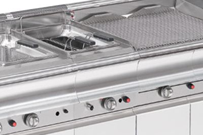 Doppel Gasfriteuse Gas Friteuse 8L+8L