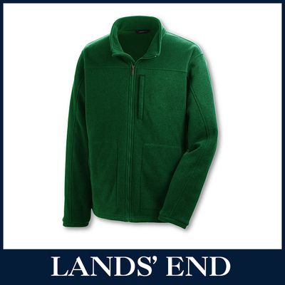 LANDS´ END POLARTEC Recycling Fleecejacke Herren *Sale*