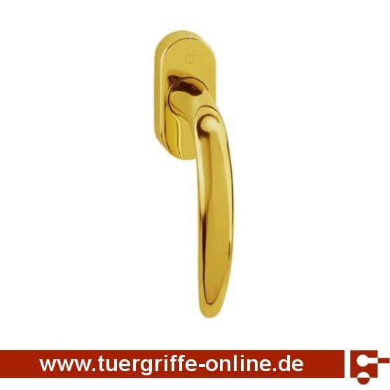 Hoppe Fenstergriff Atlanta Secustik 32 mm Messing Resista M0530 US956