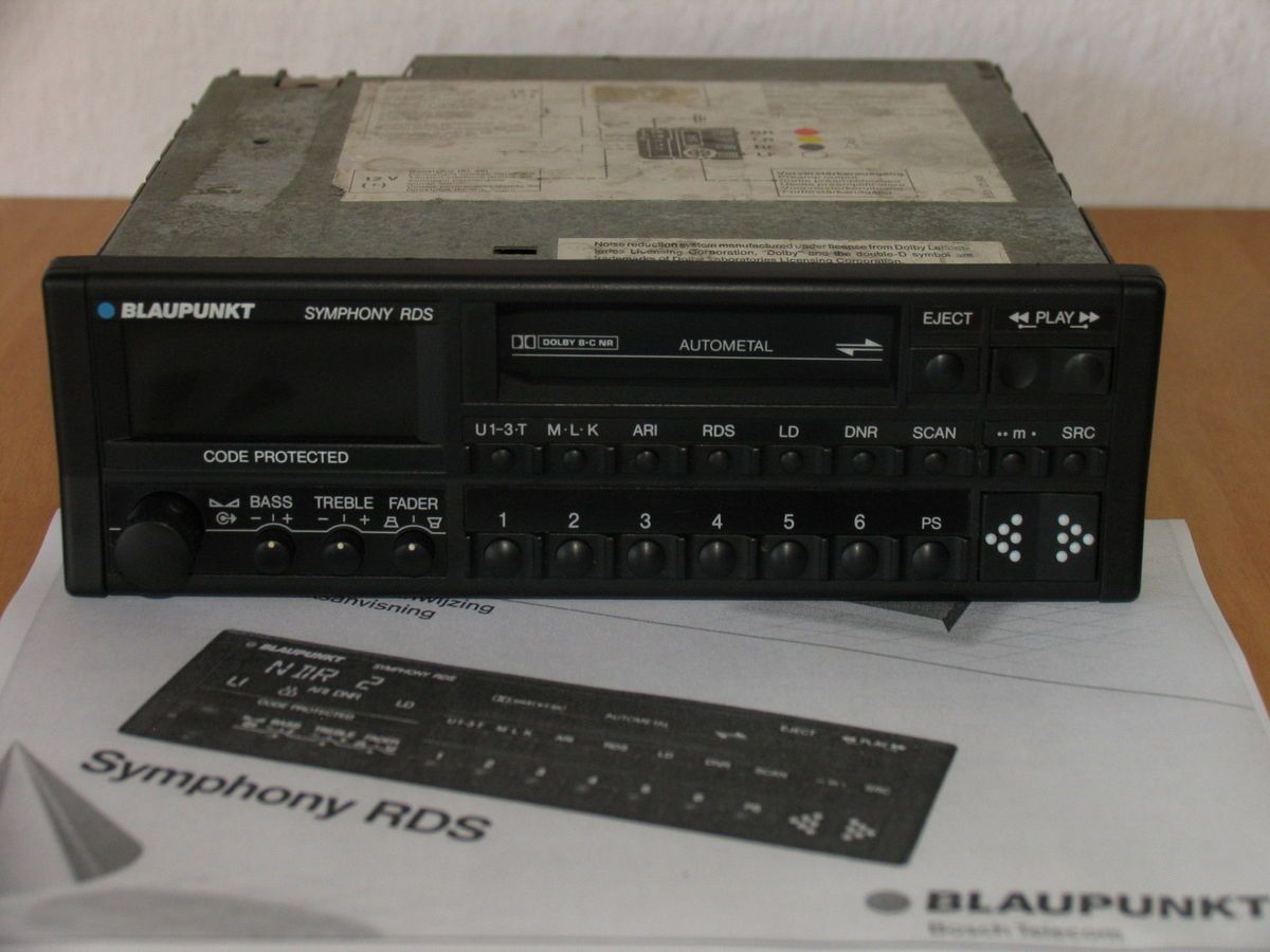 Symphony RDS Blaupunkt überholt + voll funktionsfähig 911 964