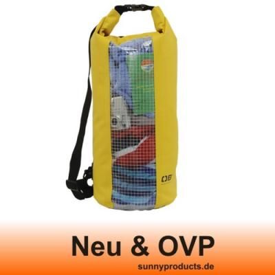 OverBoard wasserdichter Packsack Seesack 20 L Fenster Gelb