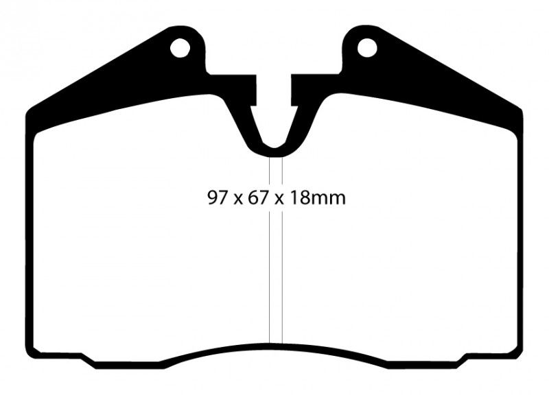 Bremsbeläge hinten Porsche 911 993 93 97 3.6 Carrera 200kW/272PS